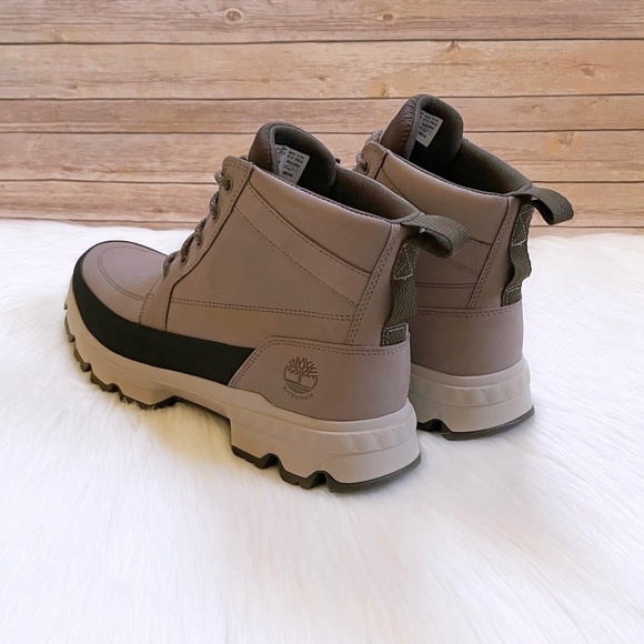 Timberland Men’s TBL Originals Ultra Waterproof Chukka Boots In Beige - Picture 2 of 7